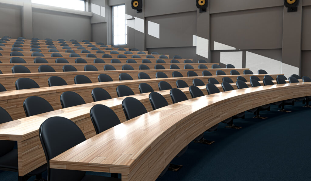 Empty Lecture Hall Auditorium Αμφιθέατρο Οικονομικών Επιστημών